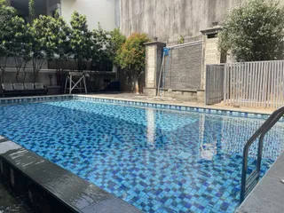Area kolam di camp Faunafella Dog