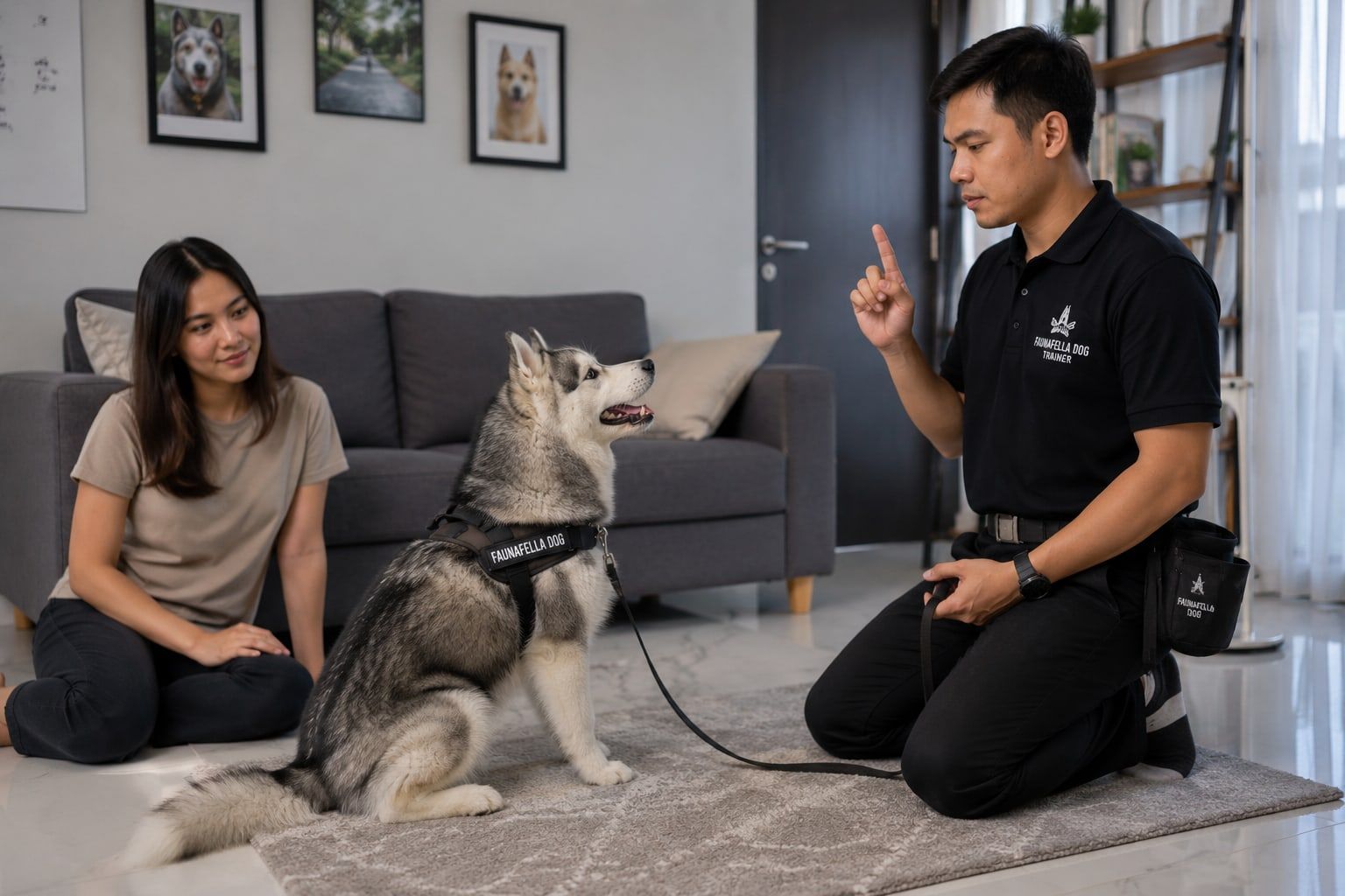 Trainer Faunafella Dog menangani anjing agresif dengan metode tanpa kekerasan